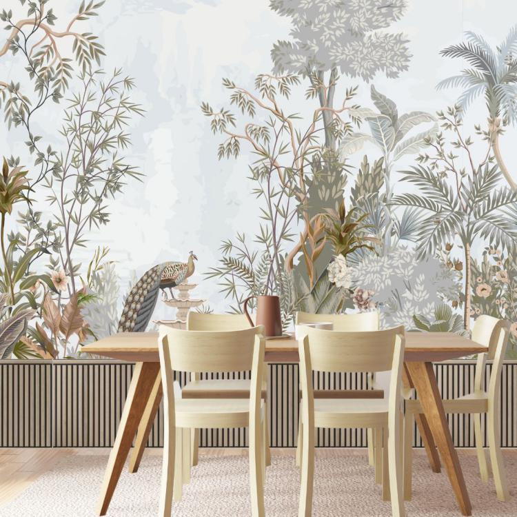 JARDIN D'EDEN/ Grey - Papier Peint