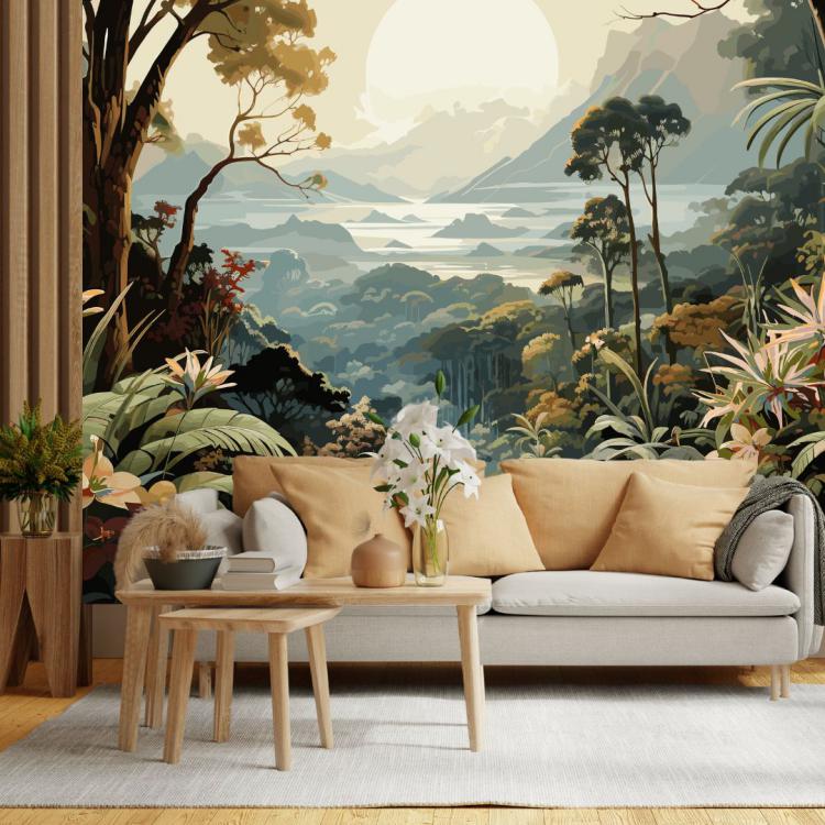 L'ILE MERVEILLEUSE/ Papier - peint