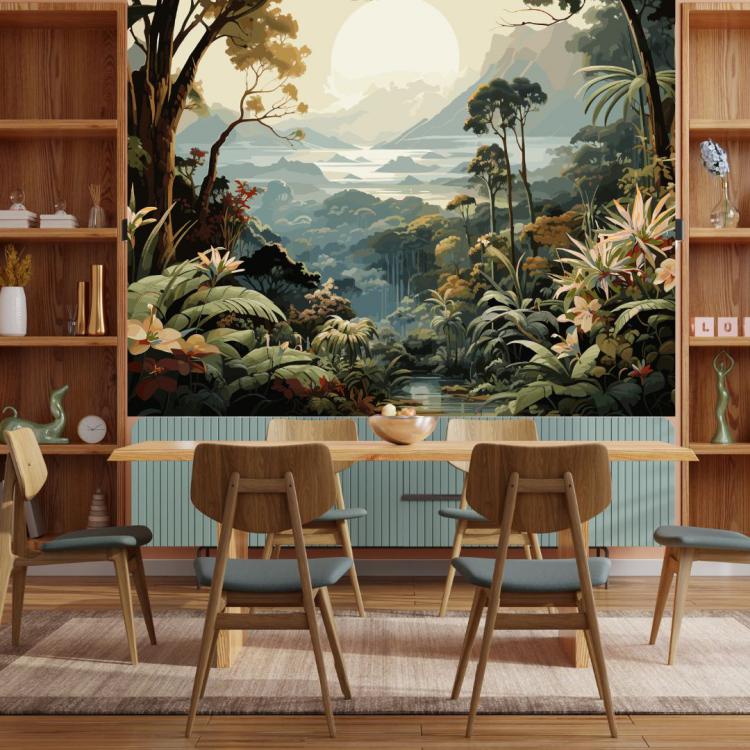 L'ILE MERVEILLEUSE/ Papier - peint