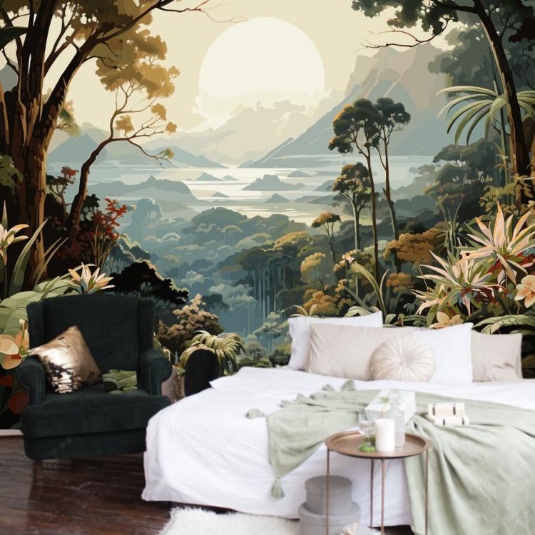 L'ILE MERVEILLEUSE/ Papier - peint