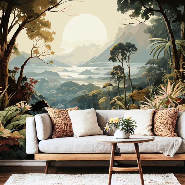 L'ILE MERVEILLEUSE/ Papier - peint