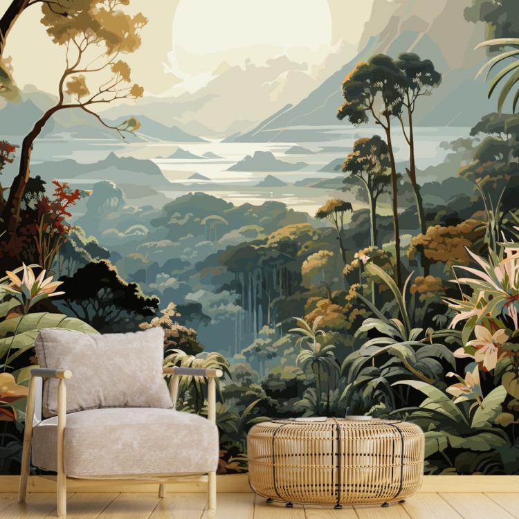 L'ILE MERVEILLEUSE/  Papier - peint